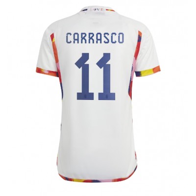 Fotballdrakt Herre Belgia Yannick Carrasco #11 Bortedrakt VM 2022 Kortermet